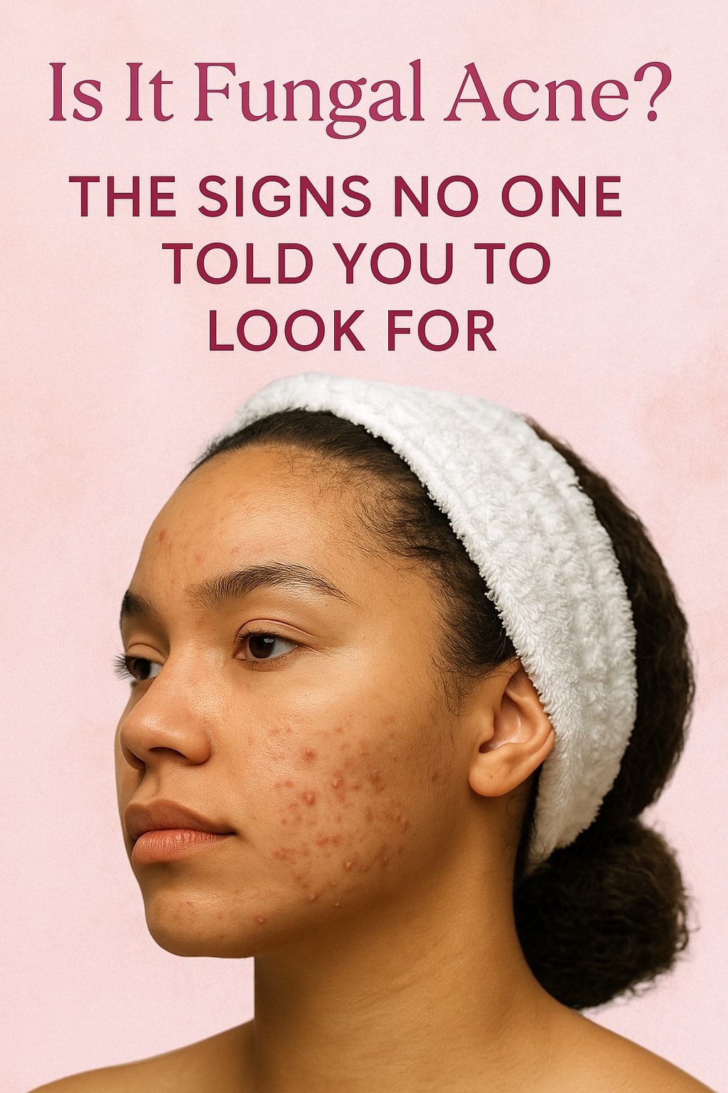 Fungal Acne vs Bacterial Acne pin